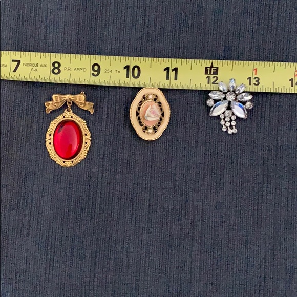 Brooch set of 3 - Picture 4 of 7